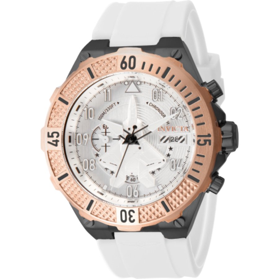Invicta Aviator Chronograph Quartz White Dial Men's Watch 39894