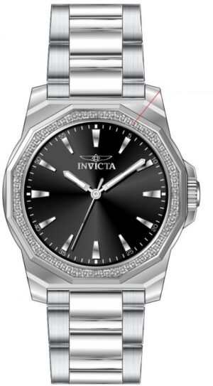 Invicta Speedway Quartz Crystal Black Dial Men's Watch 49103