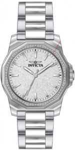 Invicta Speedway Quartz Crystal Silver Dial Ladies Watch 49128