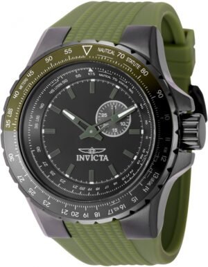 Invicta Aviator Quartz Black Dial Men's Watch 49733