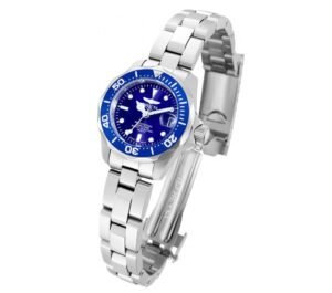 Invicta Mako Pro Diver Blue Dial Stainless Steel Ladies Watch 9177