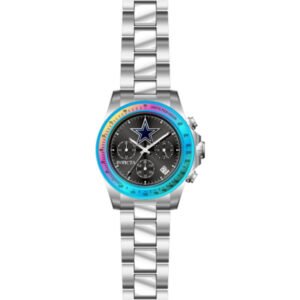 NFL Dallas Cowboys Chronograph GMT Quartz Black Dial Men's Watch 44981 - luxury watch