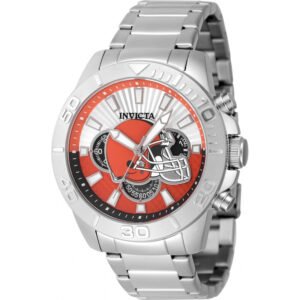 Nfl Cleveland Browns Chronograph GMT Quartz Men's Watch 47951 - luxury watch