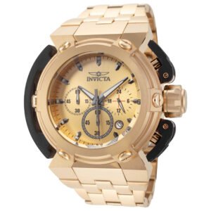 Coalition Forces 46mm Gold Dial Men's Quartz Watch IN-49769