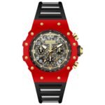 Racing 43.5mm Black and Gold Dial Men's Quartz Watch IN-69685