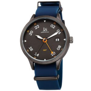 GMT Grey Dial Men's Watch JX147GNBU - luxury watch