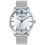 Classic 42mm Silver Dial Men's Quartz Watch KC50919020B