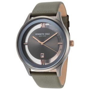 44mm Grey Dial Men's Quartz Watch KC50979011