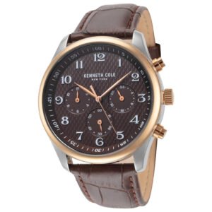 42mm Brown Dial Men's Quartz Watch KC51049009