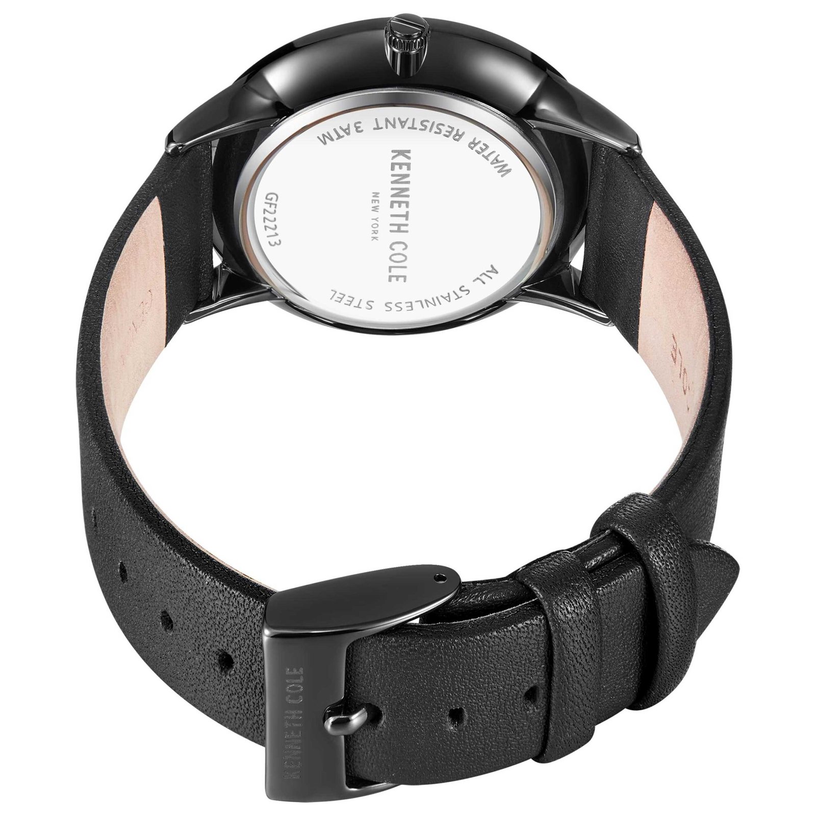 42mm Black Dial Men's Quartz Watch KCWGF2221301 - Image 3