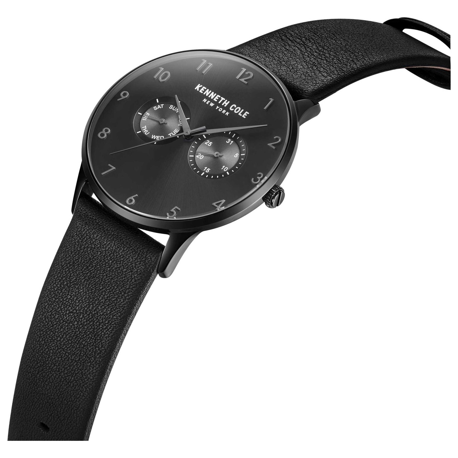 42mm Black Dial Men's Quartz Watch KCWGF2221301 - Image 2