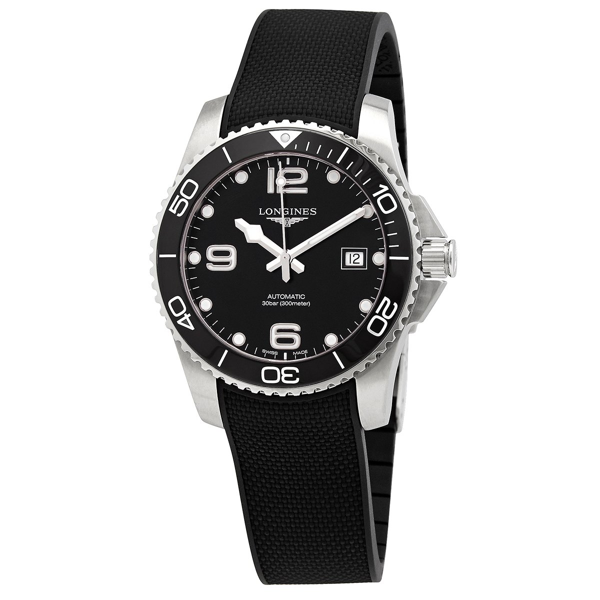 Longines Hydroconquest Automatic Black Dial 41 mm Men's Watch L37814569 - luxury watch