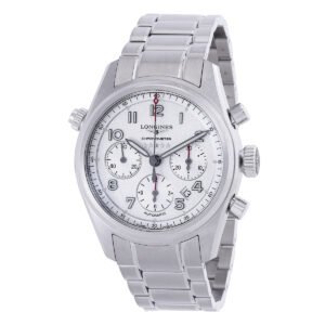 Longines Spirit Chronograph Automatic Chronometer Silver Dial Men's Watch L3.820.4.73.6 - luxury watch