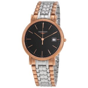 Longines Presence Quartz Black Dial Men's Watch L47901597 - luxury watch