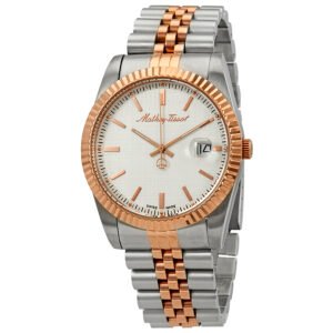 Mathey III Quartz White Dial Two-tone Men's Watch H810RA - luxury watch
