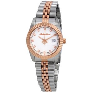 Mathey III Quartz Crystal White Dial Ladies Watch D810RA - luxury watch