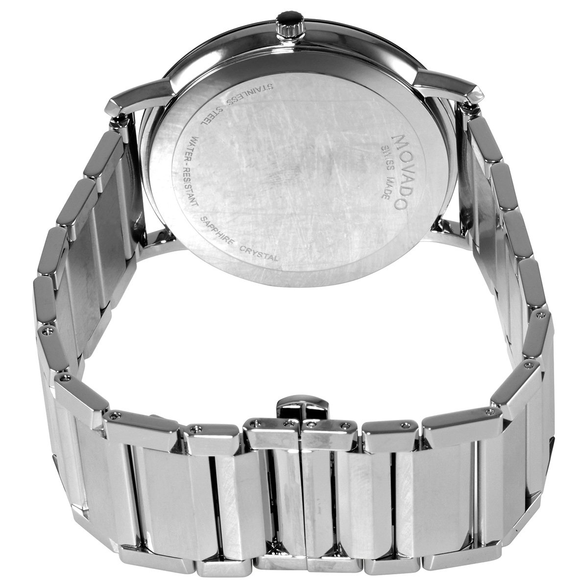 Movado Sapphire Quartz Silver Dial Men's Watch 0607407 - Image 3