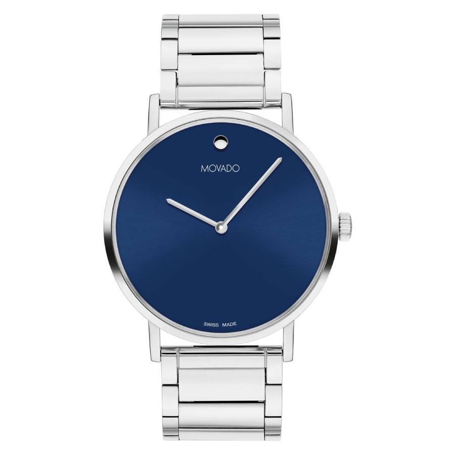 Movado Signature Quartz Blue Dial Watch 0607593 - Image 3