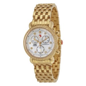 Michele CSX-36 Day Diamond Gold-plated Ladies Watch MWW03M000141