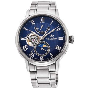 Classic 41mm Blue Dial Men's Automatic Watch RE-AY0103L00B
