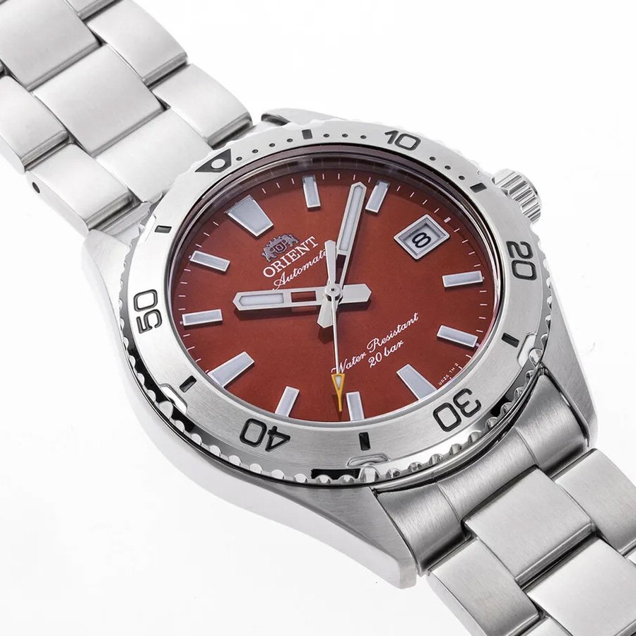 Orient Sports Mako Automatic Red Dial Men's Watch RA-AC0Q09R30B - luxury watch