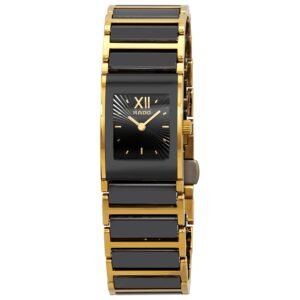 Rado Integral Quartz Black Dial Ladies Watch R20789172