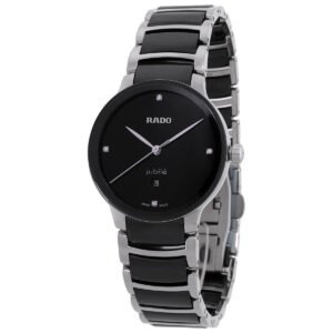 Rado Centrix Diamonds Quartz Black Dial Ladies Watch R30026712