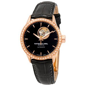 Raymond Weil Freelancer Automatic Black Dial Ladies Watch 2410-C5S-20011