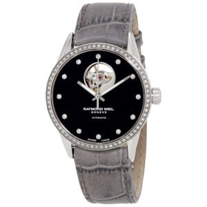Raymond Weil Freelancer Automatic Black Diamond Dial Ladies Watch 2750-SLS-20081