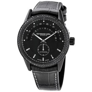 Raymond Weil Freelancer Automatic Black Diamond Black Dial Ladies Watch 2778-BKS-20001