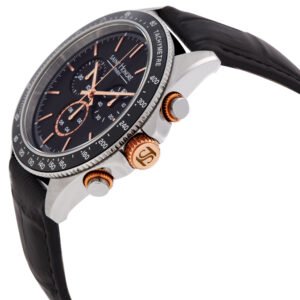 SAINT HONORE PARIS Le Bourget Chronograph Quartz Black Dial Men's Watch LB896101 67NIR