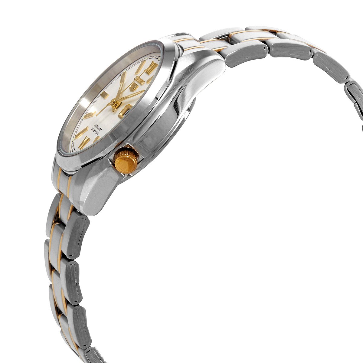 Seiko 5 Automatic Silver Dial Men's Watch SNKL57 - Image 2