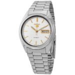 SEIKO Automatic White Dial Men's Watch SNXG47K1