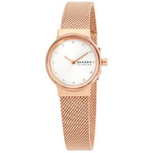 Freja Quartz Crystal White Dial Ladies Watch SKW2665 - luxury watch