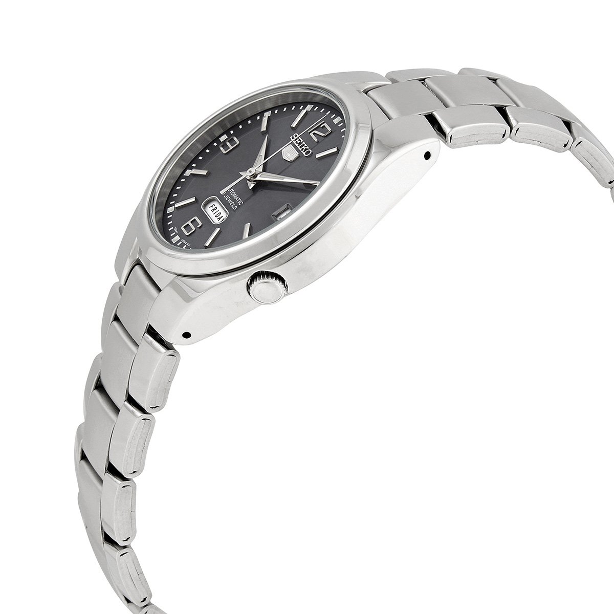 Seiko 5 Automatic Grey Dial Men's Watch SNK621 - luxury watch