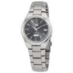 Seiko 5 Automatic Grey Dial Men's Watch SNK621 - luxury watch