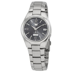 Seiko 5 Automatic Grey Dial Men's Watch SNK621 - luxury watch