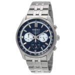 Seiko Chronograph Quartz Blue Dial Men's Watch SSB427 - luxury watch