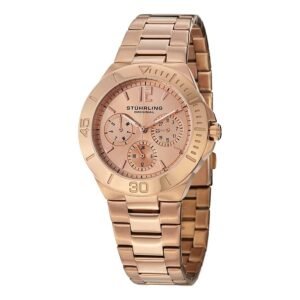 Stuhrling Original Aquadiver Rose Dial Ladies Watch M15305