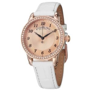Stuhrling Original Symphony Rose Gold-tone Dial Ladies Watch M15366