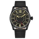 Stuhrling Original Aviator Black Dial Men's Watch M15933