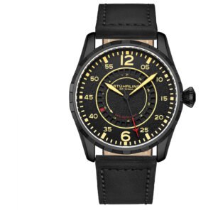 Aviator 44mm Black Dial Men's Quartz Watch M15208