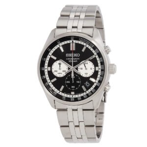 Seiko Chronograph Quartz Black Dial Men's Watch SSB429P1 - luxury watch