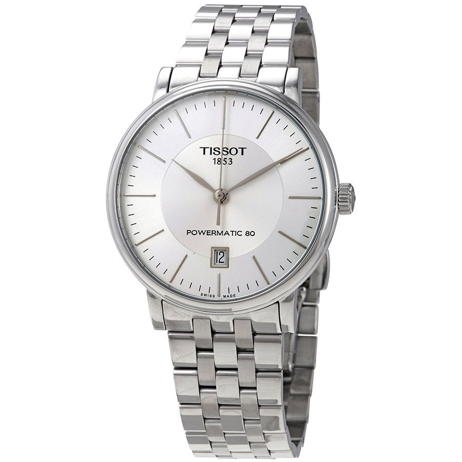 Tissot Carson Automatic Silver Dial Men's Watch T122.407.11.031.00 - luxury watch