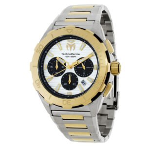 Seven Seas Chronograph GMT Quartz Silver Dial Men's Watch TM-725034 - luxury watch