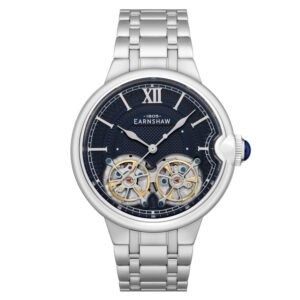 Barallier Dual Open Heart Automatic Blue Dial Men's Watch ES-8266-22 - luxury watch