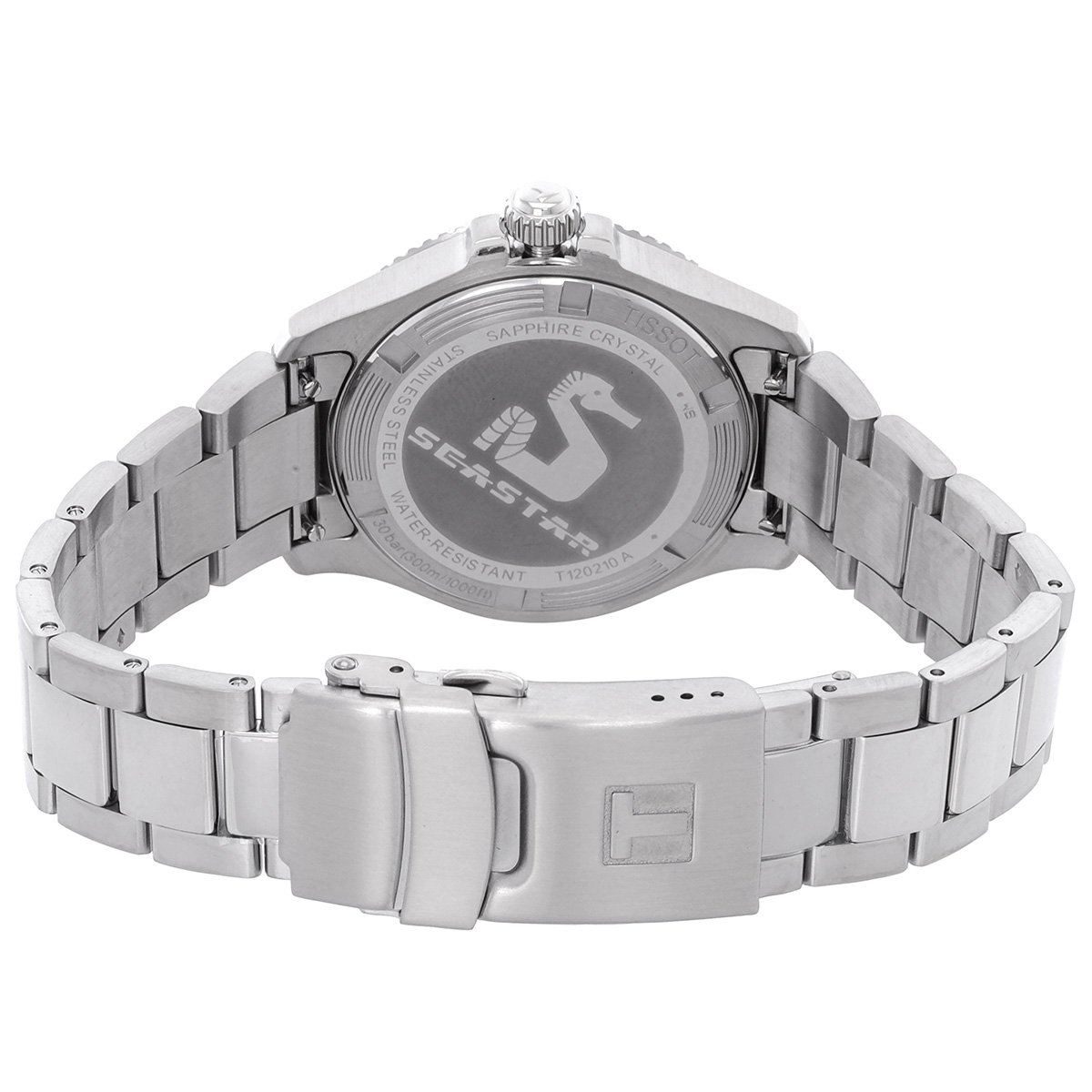 Seastar 1000 Quartz Black Dial Unisex Watch T1202101105100 - luxury watch
