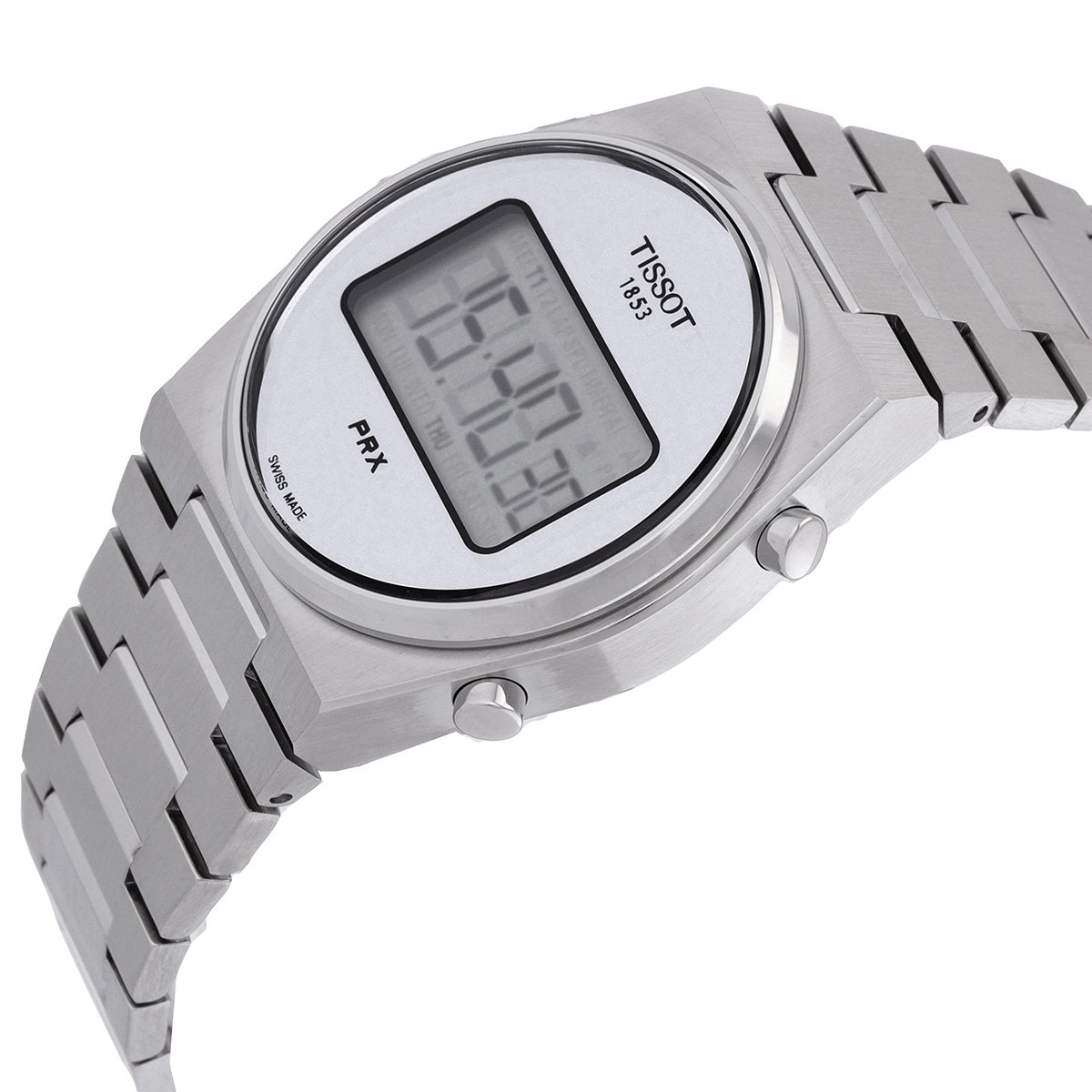 PRX Digital Quartz Silver Dial Watch T1372631103000 - luxury watch