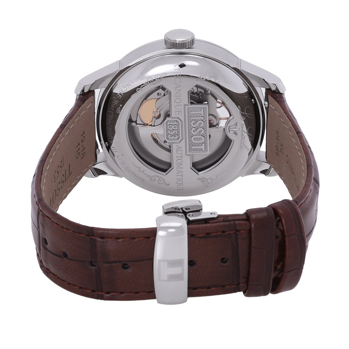 Tissot Le Locle Powermatic 80 Open Heart Silver Dial Men's Watch T0064071603301