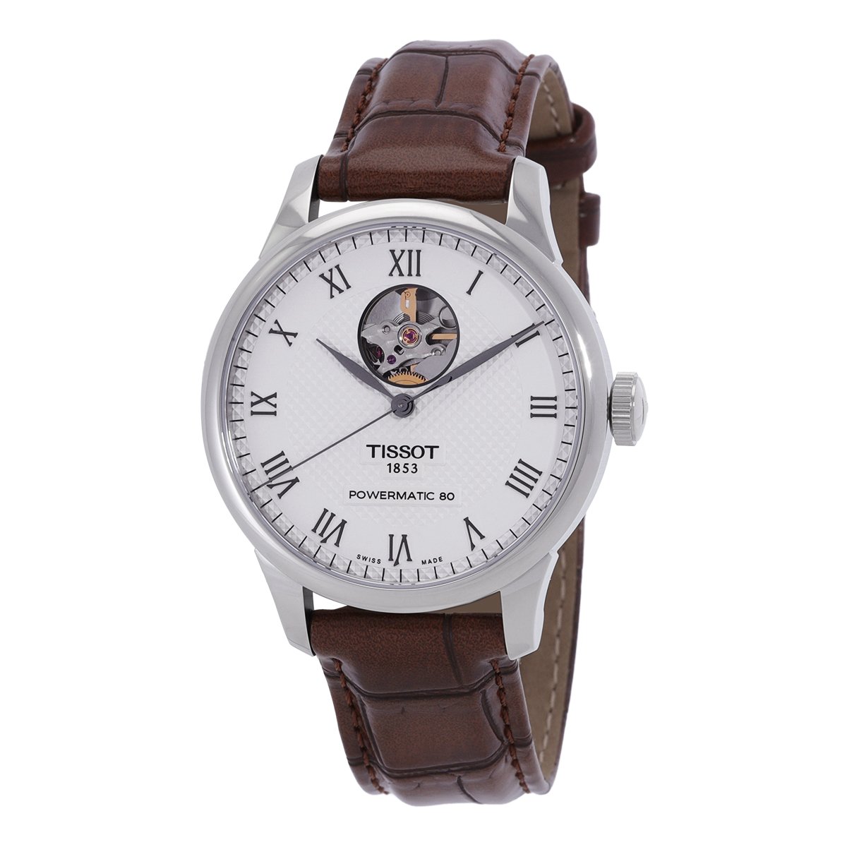 Tissot Le Locle Powermatic 80 Open Heart Silver Dial Men's Watch T0064071603301 - Image 3